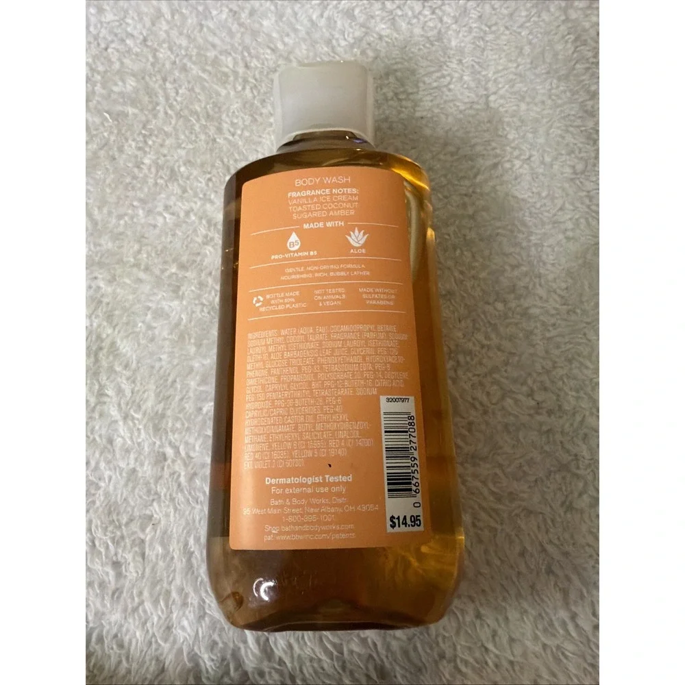 Bath & Body Works WHIPPED COCONUT MILKSHAKE Shower Gel Body Wash 10 Oz Lot Of 2
